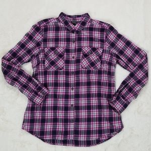 Eddie Bauer | cotton flannel shirt -sz L-